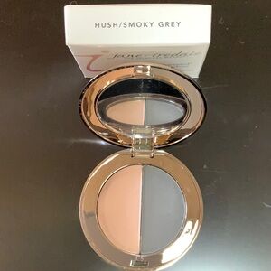Jane Iredale PurePressed Eye Shadow Duo - Hush / Smoky Grey